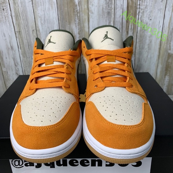 Air Jordan 1 Low Olive Curry - Picture 4 of 6